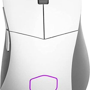 White Gaming Mouse with Adjustable 19,000 DPI